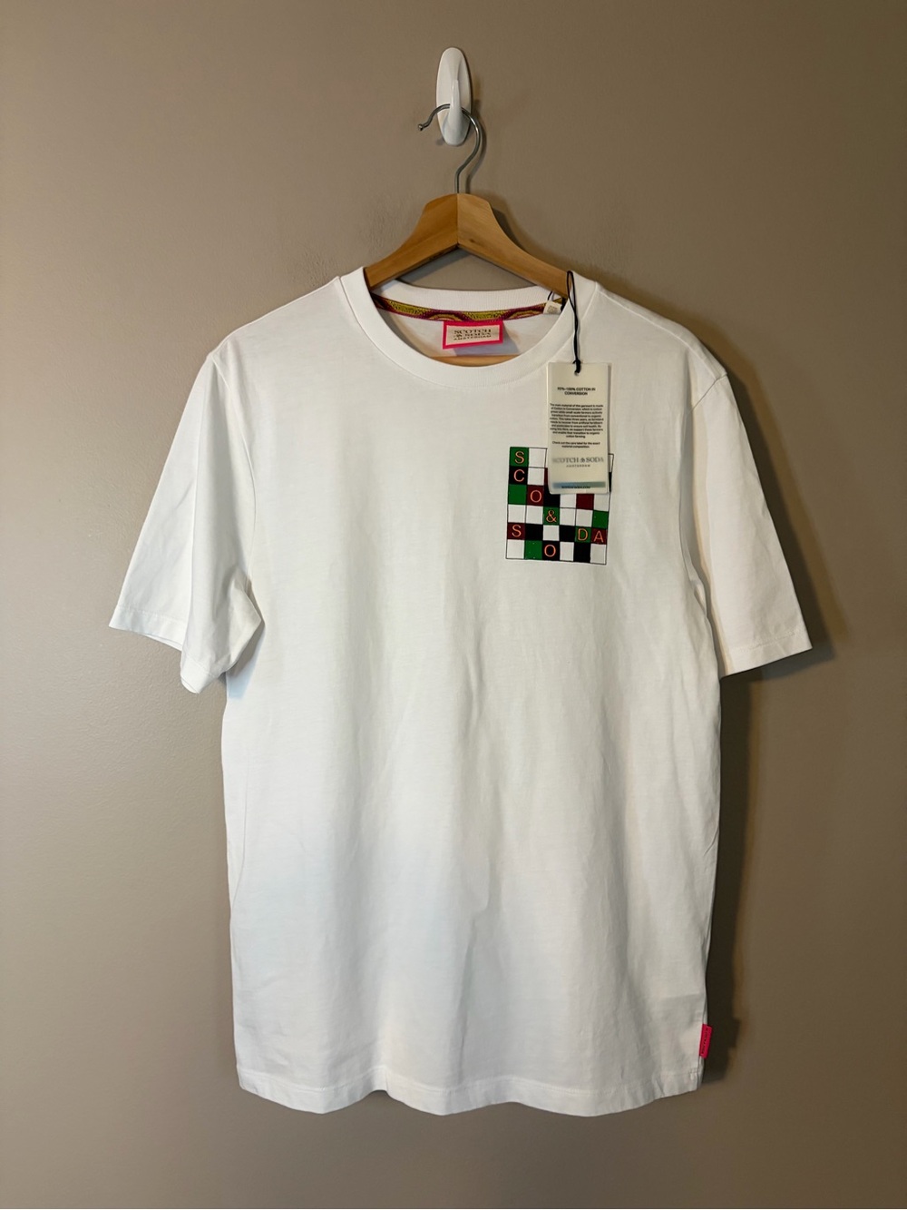 Scotch and Soda boogie Woogie dance floor t shirt small nwt